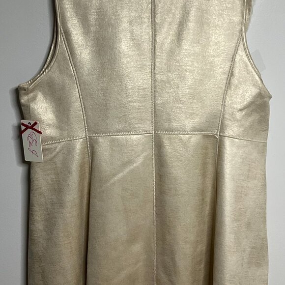 Eliza J Faux Shearling Long Vest Size L - Picture 7 of 12